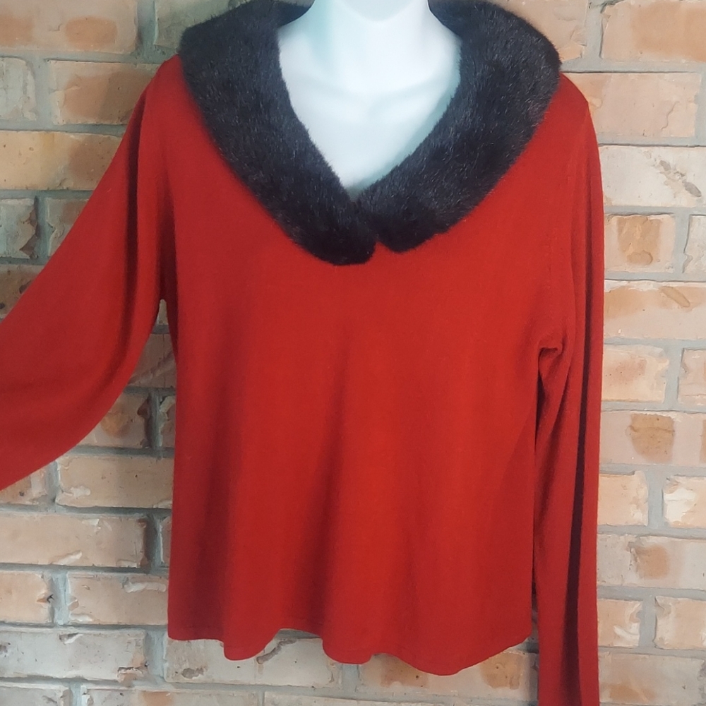 Norton sweater/removable collar